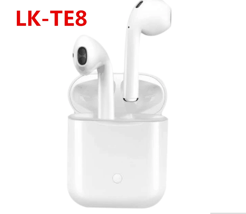

Mini LK-TE8 TWS Touch Type Bluetooth 5.0 Headset Wireless Binaural Calls Smart Earphone Wireless Charging For iPhone PK i9s i7s
