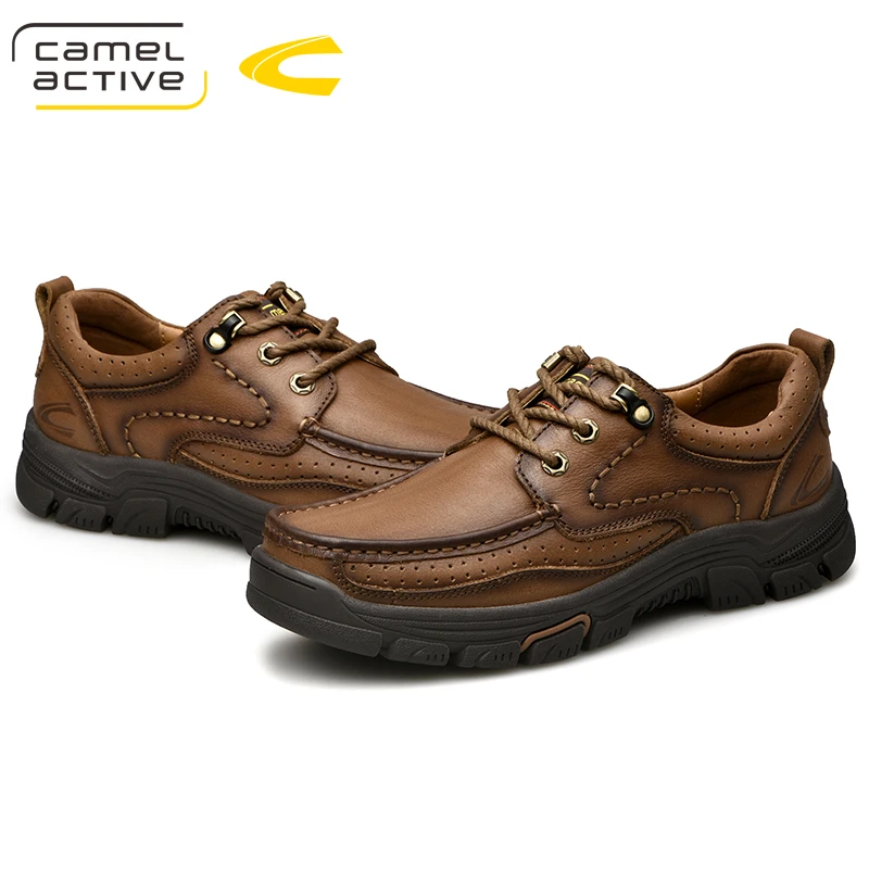 Camel Active, новинка, Уличная обувь для мужчин, натуральная кожа, походная обувь, дышащая Треккинговая обувь, водонепроницаемая, для альпинизма, мужская обувь