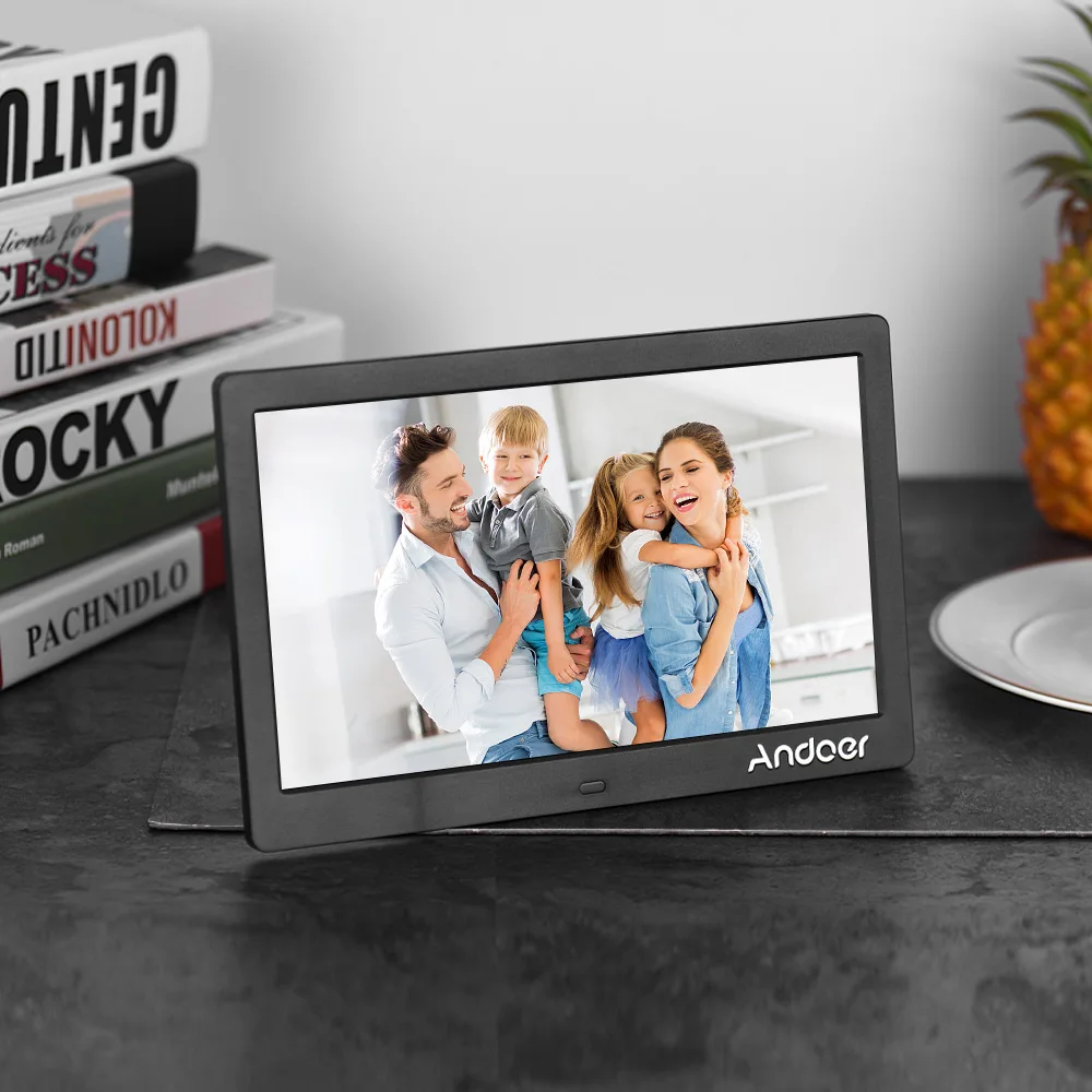 Andoer 10 Inch Digital Photo Frame LED Screen Simple Eletronic Photo