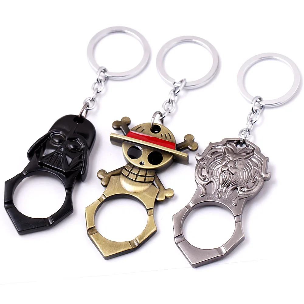 

Anime Keychain Star Wars Key Chain One Piece Bottle Opener Keyring Summer Wine Bottle Opener Of Alloy llaveros Jewelry