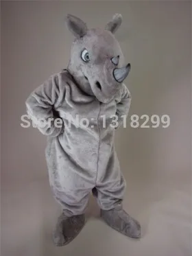 

mascot Happy Rhino Rhinoceros mascot costume fancy dress custom fancy costume cosplay theme mascotte carnival costume kits