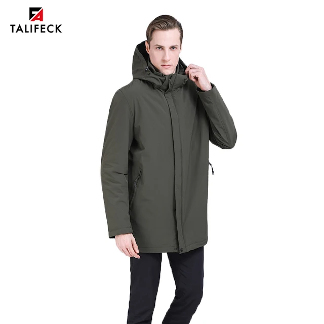 2019 męska kurtka jesień wyściełana kurtka Trench kurtka kurtka parka mezczyzni