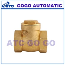 DN15 DN20 DN25 1/2, 3/4, 1 дюйм резьбовой Женский BSPP обратный клапан ЛАТУНЬ обратный клапан предотвращения обратного потока воды