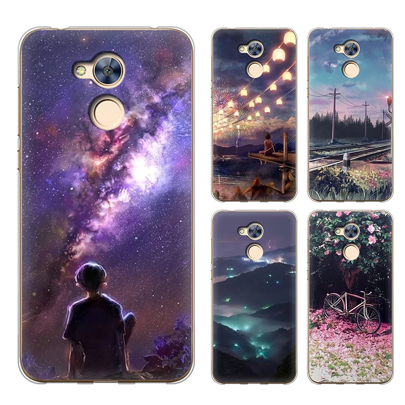 

Case For Huawei Honor 6A,Mobile Phone Shell, TPU Material Painted Beautiful Cartoon Color Painting Case.45 Colors!