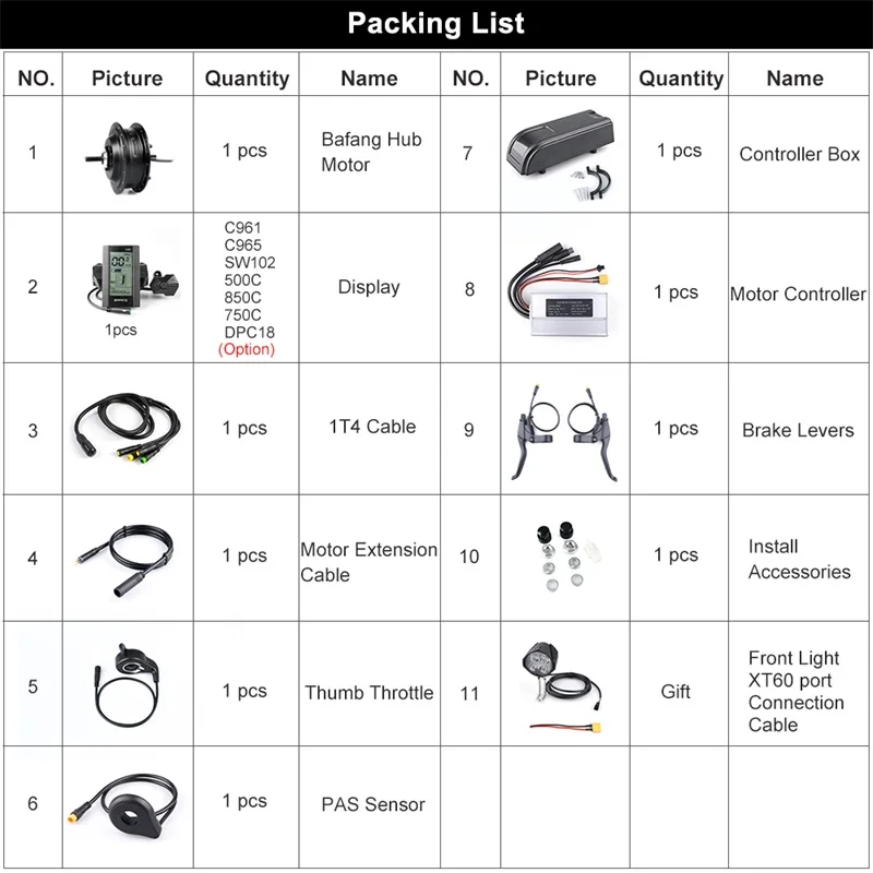 Discount Electric Bike Kit 350W Motor 36V E Bike Kit Electric Bicycle Conversion Kit for 20 26 27.5 700C inch Rear Hub Motor No Wheel 4