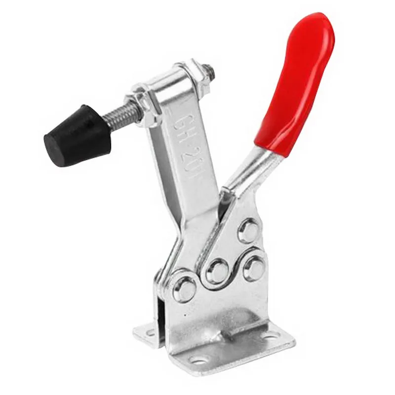 

1 Pcs New Design 201B Horizontal Toggle Clamp Quick Release Tool Holding 90Kg/198Lbs For machine operation Hand tools P25