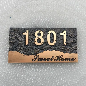 

Hotel Sign Door Plates Number Letter Plate Acrylic Plate Apartment Home Digital House Number Adhesive Address Customized