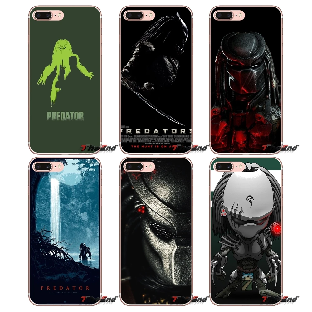 

For Samsung Galaxy S2 S3 S4 S5 MINI S6 S7 edge S8 S9 Plus Note 2 3 4 5 8 Coque Fundas Transparent Soft Shell Covers Predators