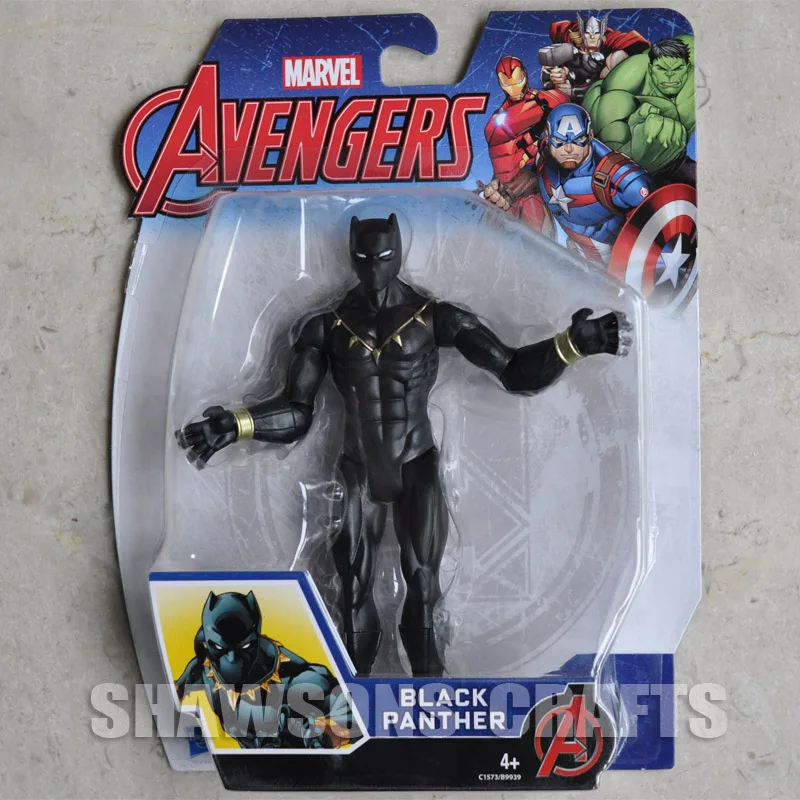 

Avengers Action Figure Toys Black Panther 6" Comics Super Hero Series Doll