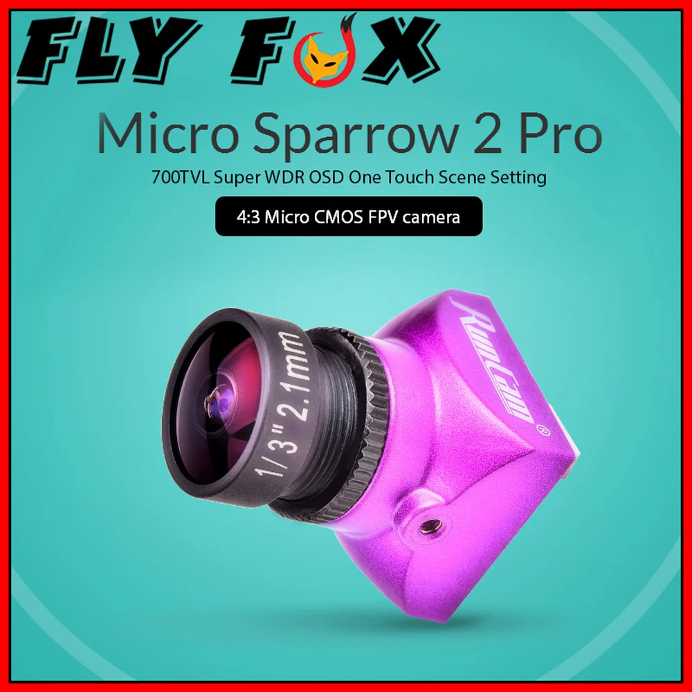 

F-Cloud RunCam Micro Sparrow 2 Pro Micro Sparrow 2 Generation Pro Crossing Machine FPV Camera