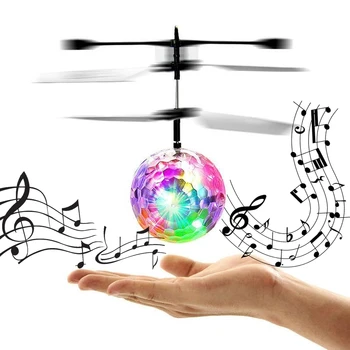 

LED Glow Flying Ball Toy Helicopter Drone Magic Infrared Induction Flying Kids Toys Birthday Thanksgiving Day Gift Party Decor