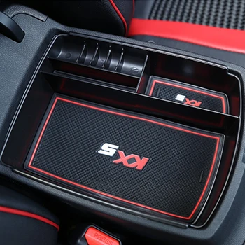 

Car Armrest Storage Box Center Console Armrest Case Car Glove Box Auto Accessories For Kia Sportage KX5 QL AT LHD 2016 2017