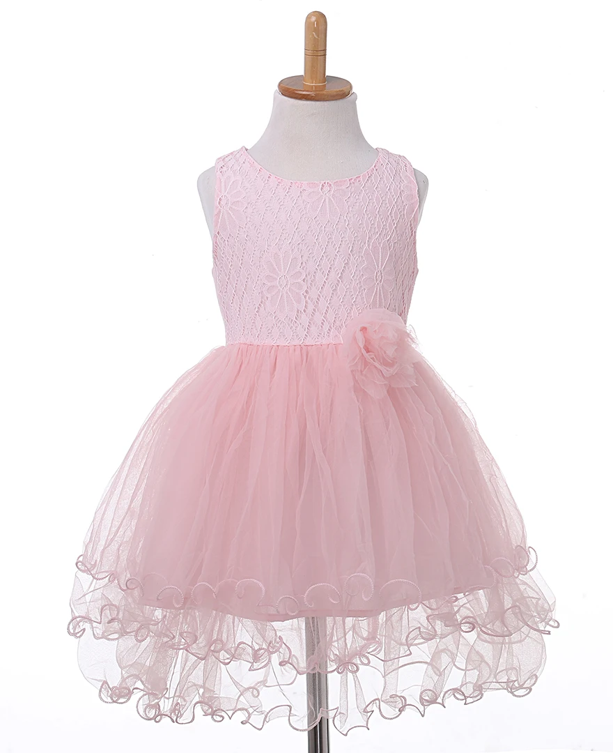 

Princess Kids Girls Dress Lace Flower Party Gown Formal vestidos Dresses Tulle Tutu Dress for girl