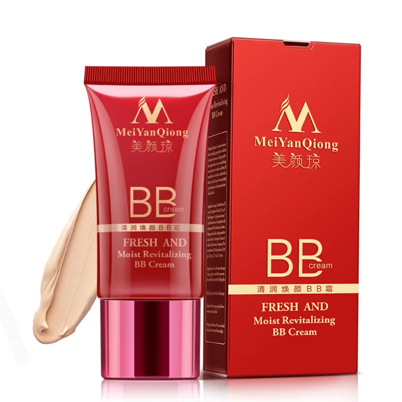 

MeiYanQiong Fresh and Moist Revitalizing BB Cream Face Whitening Compact Foundation Concealer Prevent Nurture Skin Care TSLM1