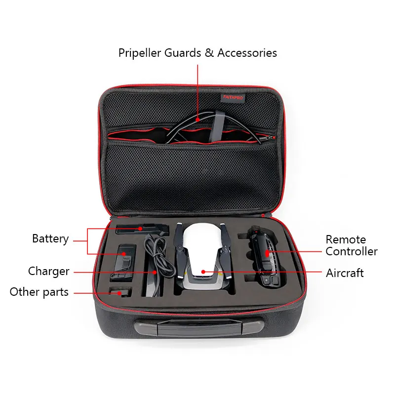 Для DJI Мавик air обновлен чехол тела/батареи/контроллер Carry хранения сумки DJI Мавик Air аксессуары