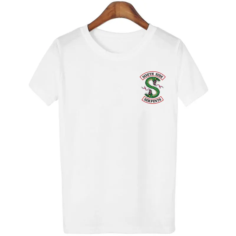 

2019 Summer Fashion Women Tshirts South Side Serpents Harajuku Print Tops T- Shirt O-neck Short Sleeve Tumblr Korean Tee Women