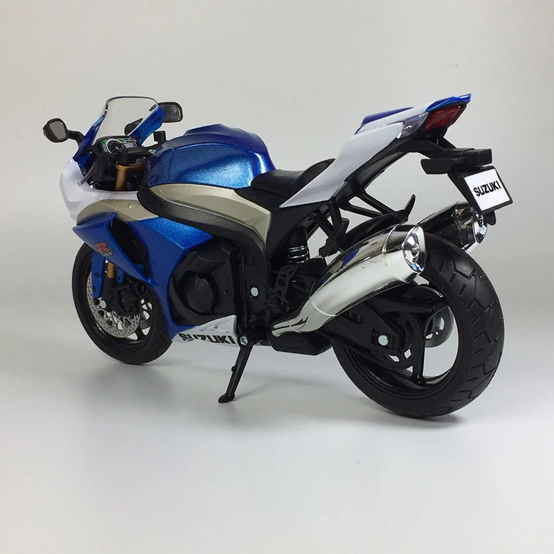 1:12 Suzuki GSX-R1000 модель мотоцикла Коллекция игрушек Лучший подарок на день рождения Рождество для детей