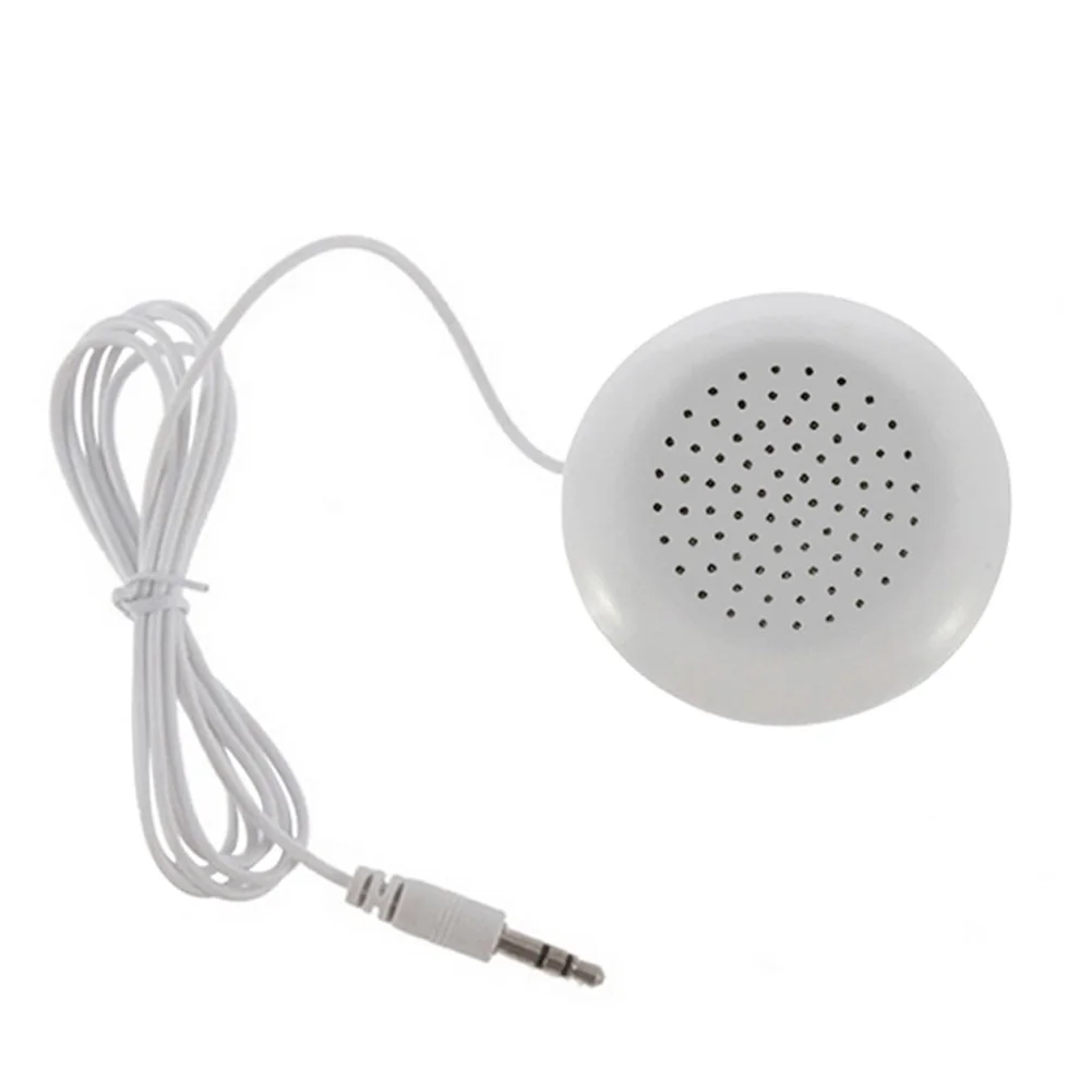 

Portable 3.5mm Pillow Speaker White Mini Speaker Caixinha de som alto falante 2019 for MP3 /MP4 /CD / /Phone