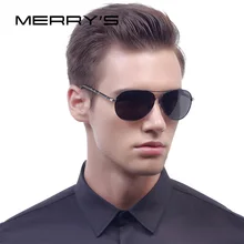 MERRY S Classic Brand Sunglasses Men HD Polarized Aluminum Driving Sun glasses oculos Male Eyewear font