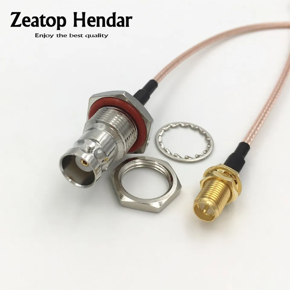 30cm SMA Male Jack to Female Nut Extension RF Pigtail Cable RG316SN EC