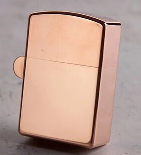 GLT 6.2*4.2*1.9cm Zip insert Handmade Purple copper heavy armor lighter