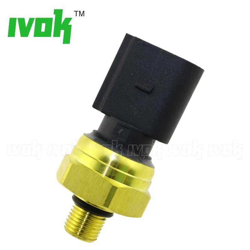 06E906051K Thấp Áp Suất Nhiên Liệu Lực Đẩy Cảm Biến Đầu Dò Cho Audi A3 A4 A5 A6 A7 A8 Q5 Q7 R8 RS4 S4 S5 S6 S8 TT 2.0 T 3.0 T 4.2L 3.2L