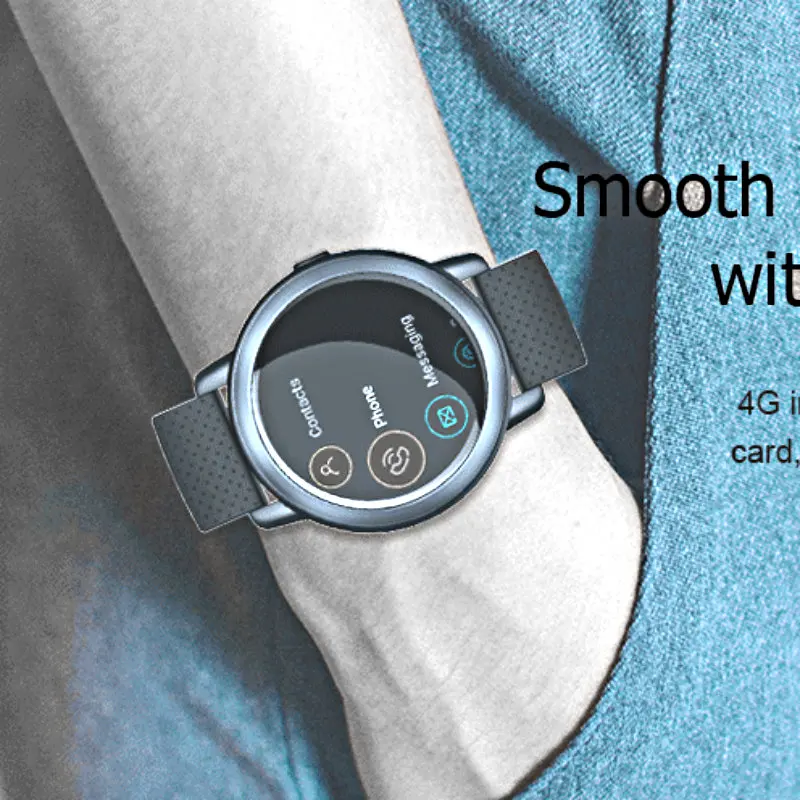 Smartwatch 4G 580 мАч 2 + 16 ГБ водонепроницаемые умные часы Спортивные gps телефон для