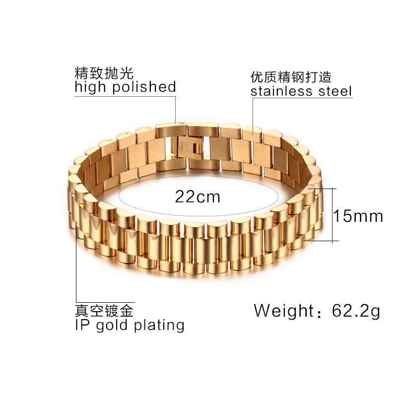 BC Модный золотой браслет на ремешке в стиле хип-хоп, дизайнерские мужские ювелирные изделия
