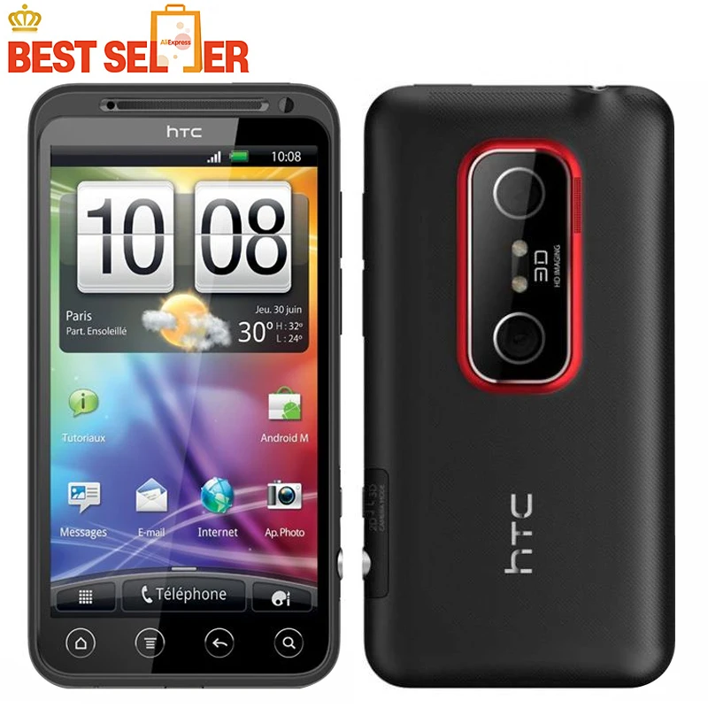 Цена за HTC EVO 3D X515m G17 Оригинальный Разблокирована Мобильного телефона 4.3 "Android двухъядерный 3 Г GPS WIFI 5MP Бесплатная Доставка Цена за HTC EVO 3D X515m G17 Оригинальный Разблокирована Мобильного телефона 4.3 "Android двухъядерный 3 Г GPS WIFI 5MP Бесплатная Доставка