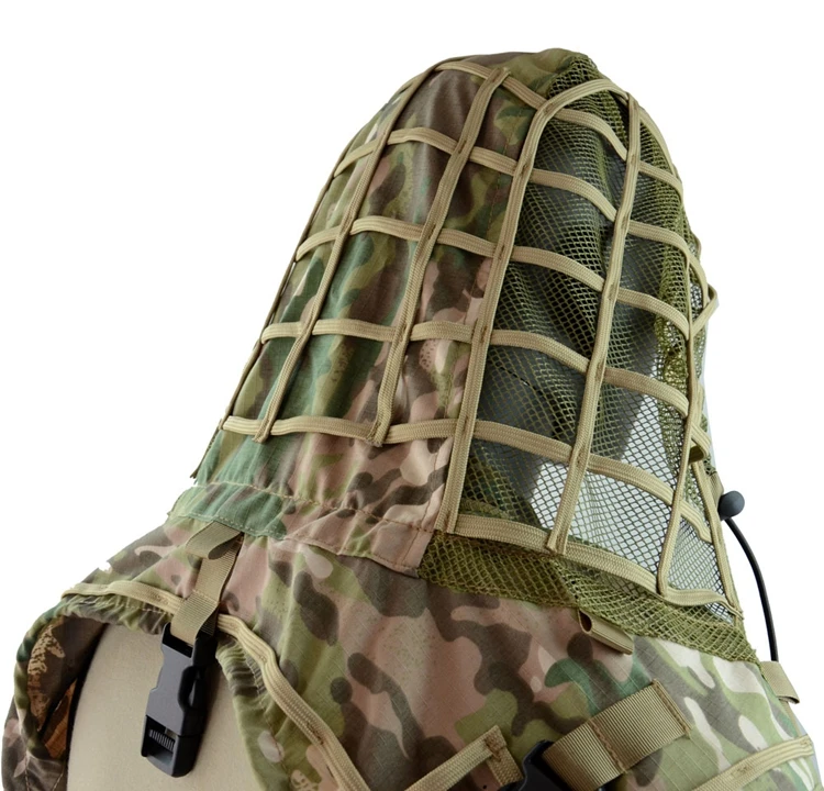 TTGTACTICAL Снайпер Ghillie костюм основа, RIPSTOP камуфляж снайпер Tog Ghillie Hood Лесной/CP/ACU/океан/Цифровой Лесной