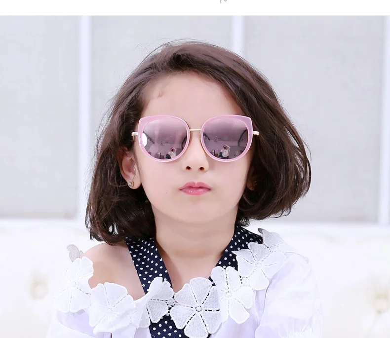 Reedoon Брендовая Дизайнерская обувь детские солнцезащитные очки детские Sunshading очки UV400 открытый вечерние Мальчики Девочки украшения