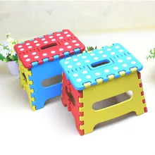 BD-05, маленький цветной складной пластиковый табурет, детский домашний малая скамья, портативный с ручкой, детский игровой трапециевидный табурет
