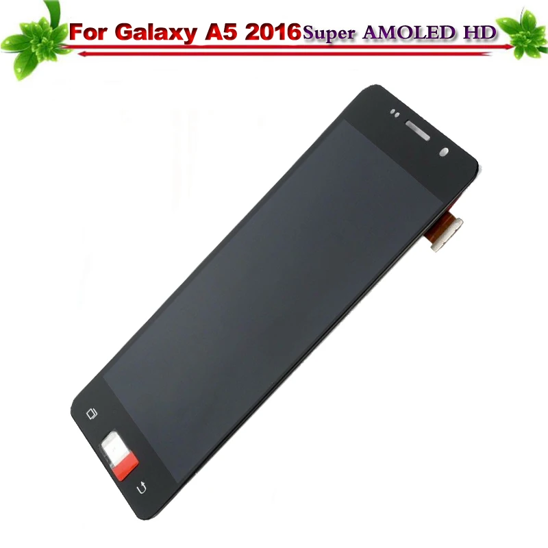 5 2 "для Samsung Galaxy A5 2016 A510 A510FD A510F A510M Сенсорный экран в сборе запасные Super Amoled