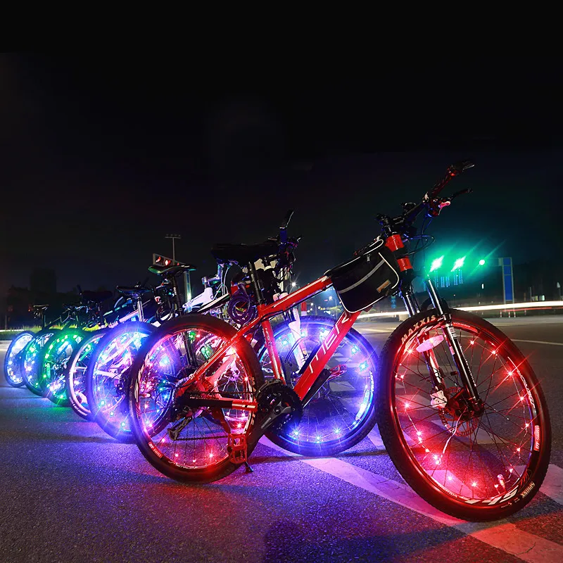 

Bicycle Spoke Light Bicycle Accessories Low Consumption Super Bright LED USB Bike Cycling Rim Lights LED Wheel Spoke Light