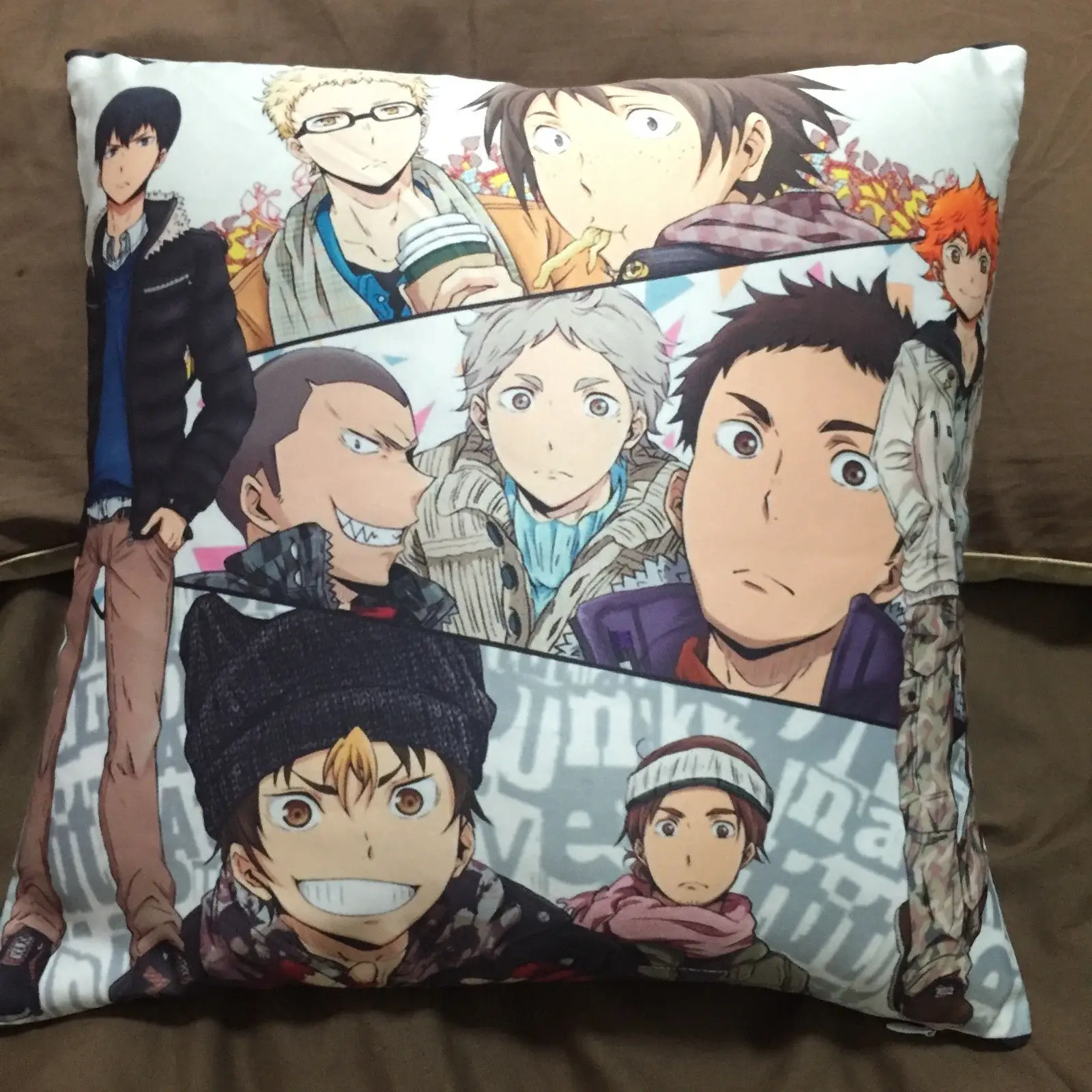 Аниме Haikyuu! Двусторонний наволочка чехол s обнимая Подушка Чехол для подушки