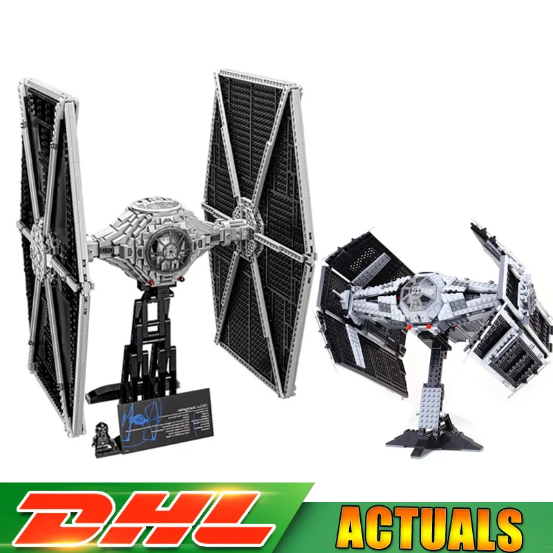 

Lepin 05055 05036 Star Wars The Rogue USC Vader TIE Advanced Fighter Building Blocks Bricks Compatible LegoINGlys 10175 75095