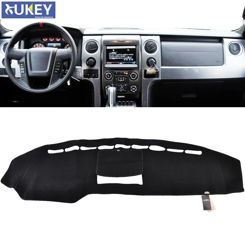 

Dash Mat Dashmat Dashboard Cover Sun Shade Dash Board Cover Carpet For Ford F150 Lobo Raptor 2009 - 2011 2012 2013 2014 FO108-0