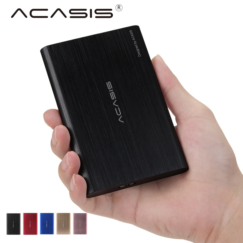 Acasis FA-08US корпус для жесткого диска 2,5 дюймов USB 3,0 высокоскоростной металлический внешний жесткий диск Корпус для ПК компьютера SATA HDD SSD