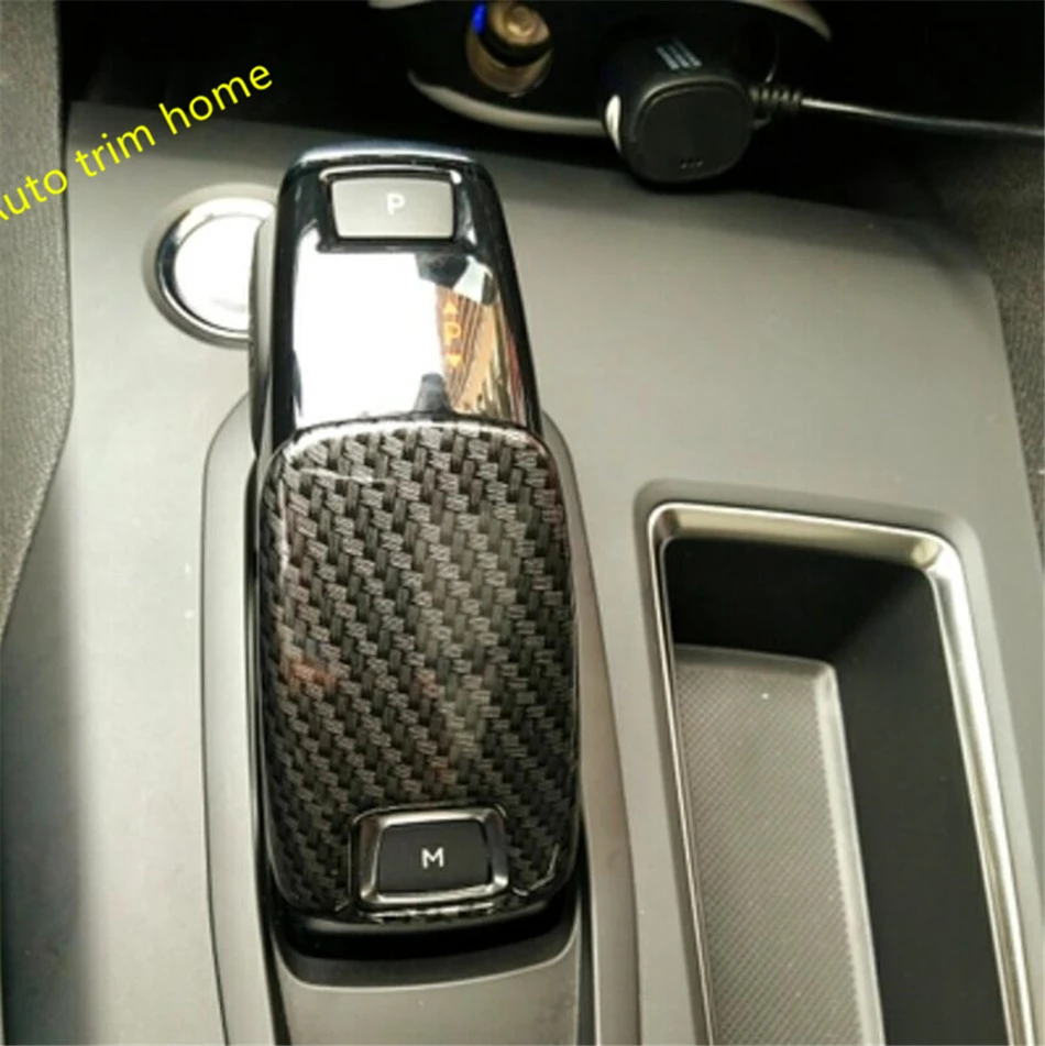 

Lapetus Auto Accessory Transmission Car Gear Stick Shift Lever Knob Cover Kit Trim 1 Pcs For Peugeot 3008 3008GT 2017 2018 2019