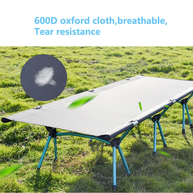 ARICXI Camping Mat Sturdy Comfortable Portable Folding Tent Bed Cot Sleeping Outdoor Camping foldable bed 4
