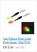 1 шт. светодиодный светильник для рыбалки поплавок без аккумуляторной трубки ночные рыболовные снасти Светящиеся Электронные поплавок светодиодный Электрический поплавок