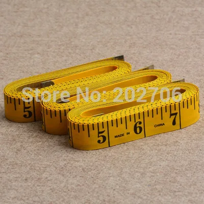 New 150cm/60 Body Measuring Ruler Sewing Tailor Tape Measure Mini Soft  Flat Ruler Centimeter Meter