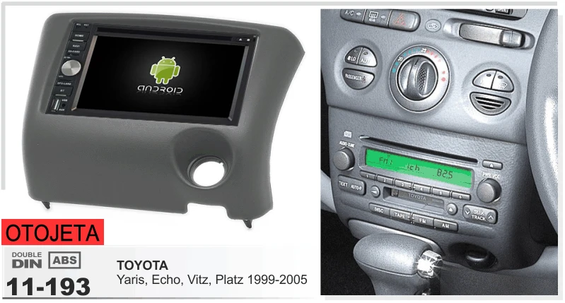 

Frame+android 6.0 car dvd player for toyota yaris echo vitz platz 1999-2005 multimedia stereo autoradio tape recorder headunits