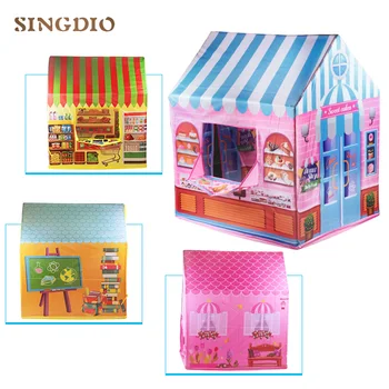 

Children Tent Theaters typees Baby Portable Folded Game in Game indoor house marquee tipi dream fabric tent for kids