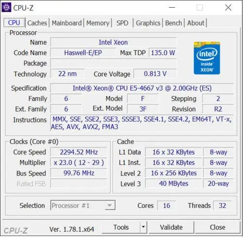 Intel ЦП Xeon E5 V3 QS E5 4667V3 Процессор 2,00 ГГц 40 Мб 16-ядер E5-4667V3 процессор E5-4667 V3 E5 4667 v3