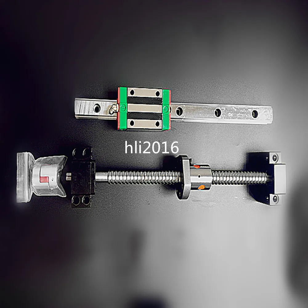 6 шт. линейной направляющей HB20-400/600/1500 мм + 2 шт. ballscrew SFU2005-650/1550 мм + 2x bkbf15 + 4x1 м 25x57drag цепи ЧПУ набор