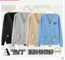The Touhou Project/Danganronpa: Trigger Happy Havoc Monokuma Sweater Coat Cosplay Costume School Uniform Free Shipping S-XL