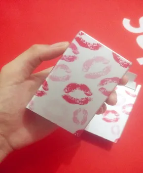 

Metal Silver Lips Cigarette Case Male Lady Automatic Cigarette Case Beautiful Cigarette Box Gift