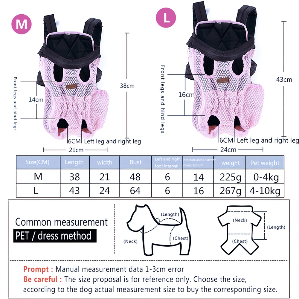 Ранец для домашних животных, сетка для ног, передняя переноска для собак, Hands-Free, нагрудный рюкзак, дышащая сумка для собак, кошек, щенков, путешествий, пеших прогулок