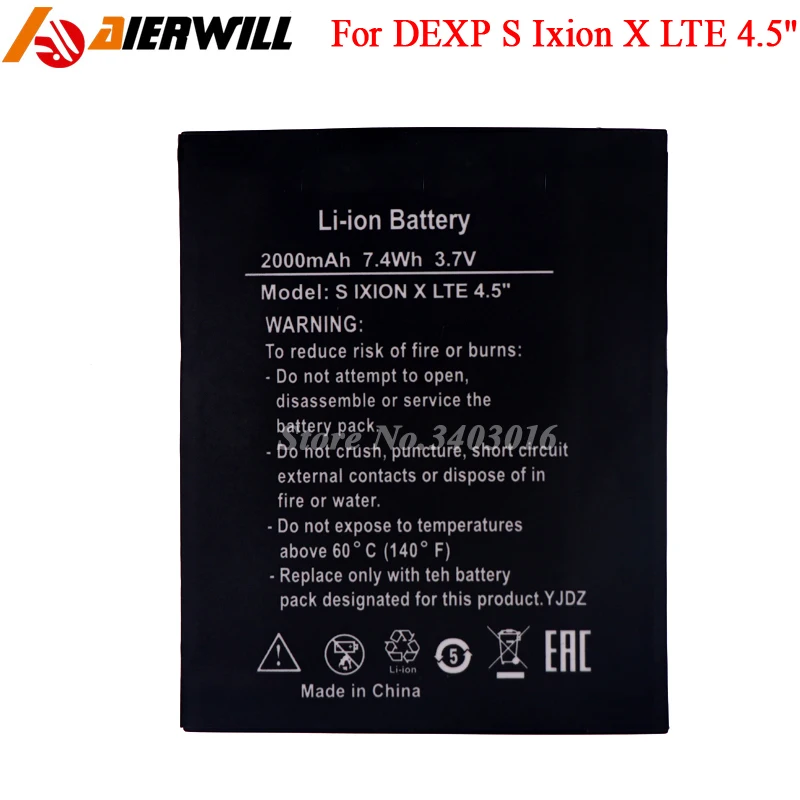 Для DEXP S Ixion X LTE 4 5 &quotБатарея дюймов аккумулятор INNOS BP-4C-I 2000mA | Мобильные телефоны и